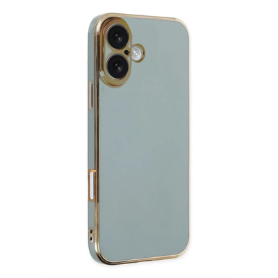 Apple iPhone 16 Kılıf Volet Silikon - Açık Yeşil