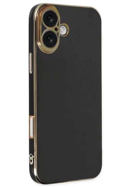 Apple iPhone 16 Kılıf Volet Silikon - Siyah