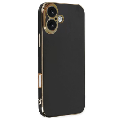 Apple iPhone 16 Kılıf Volet Silikon - Siyah