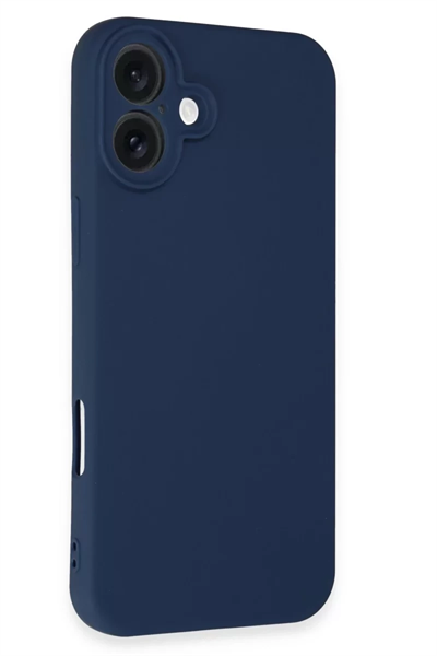 Apple iPhone 16 Plus Kılıf First Silikon - Lacivert