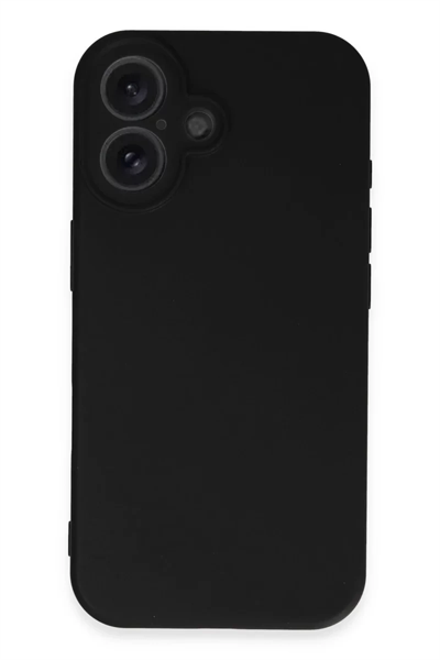 Apple iPhone 16 Plus Kılıf First Silikon - Siyah