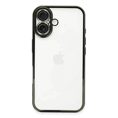Apple iPhone 16 Plus Kılıf Lensli Silikon - Yeşil
