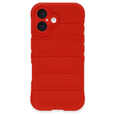 Apple iPhone 16 Plus Kılıf Optimum Silikon - Kırmızı