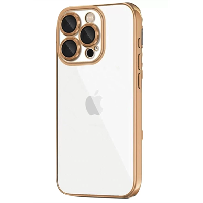 Apple iPhone 16 Pro Kılıf Lensli Silikon - Desert