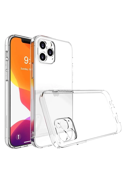 Apple iPhone 16 Pro Kılıf Lüx Şeffaf Silikon