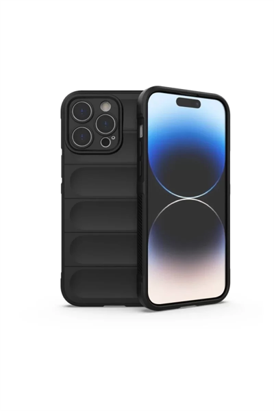 Apple iPhone 16 Pro Kılıf Optimum Silikon - Siyah