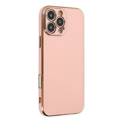 Apple iPhone 16 Pro Kılıf Volet Silikon - Pembe