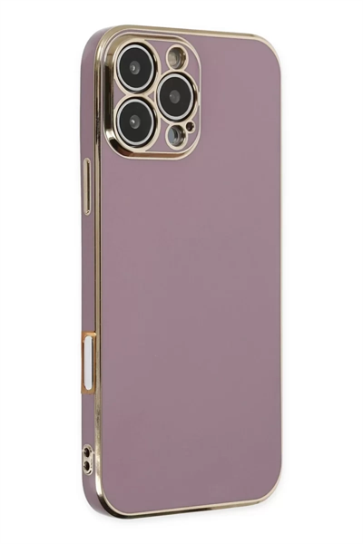 Apple iPhone 16 Pro Kılıf Volet Silikon - Mor