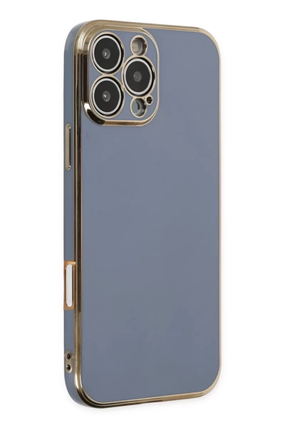Apple iPhone 16 Pro Kılıf Volet Silikon - Mavi
