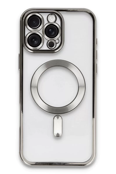 Apple iPhone 16 Pro Max Kılıf Kross Magneticsafe Kapak - Titan Gri