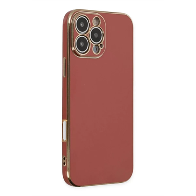 Apple iPhone 16 Pro Max Kılıf Volet Silikon - Kırmızı