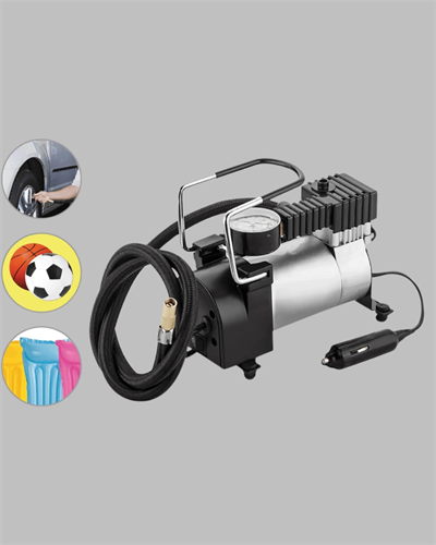 Araç Çakmak Girişli Metal Hava Kompresörü 10A Güçlü Motor