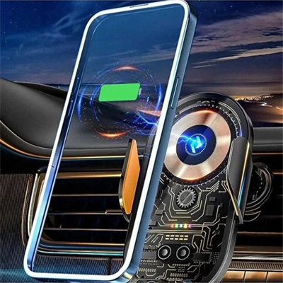 Araç İçi Kablosuz Şarjlı Telefon Tutucu