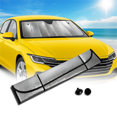 Araç Ön Cam Güneş Koruma Isı Önleyici Katlanabilir Model Fiat Egea Honda Civic Ford Focus Dacia Duster