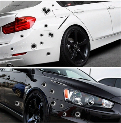 Araç Sticker Yara Bere Oto Sticker Yara Şeklinde 3D