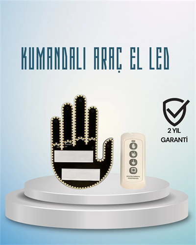 Aracınız İçin Eğlenceli ve Güvenli İletişim: LED Jest Lambası, Uzaktan Kumandalı, Kolay Montaj