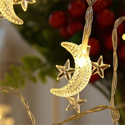 Ay Yıldız Tasarımlı 20 LED USB Aydınlatma
