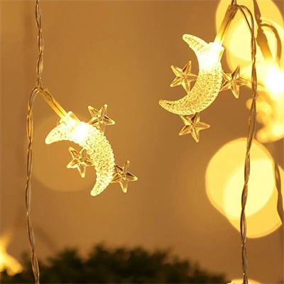 Ay Yıldız Tasarımlı 20 LED USB Aydınlatma