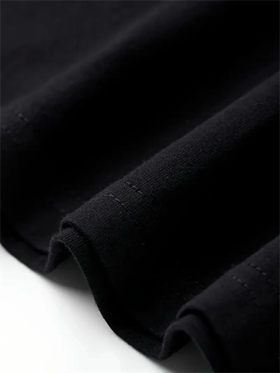 Baskılı Oversize Bisiklet Yaka T-shirt - Siyah