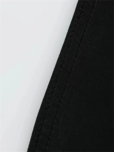 Baskılı Oversize Bisiklet Yaka T-shirt - Siyah