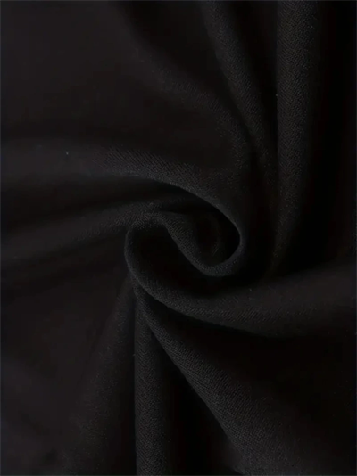 Baskılı Oversize Bisiklet Yaka T-shirt - Siyah