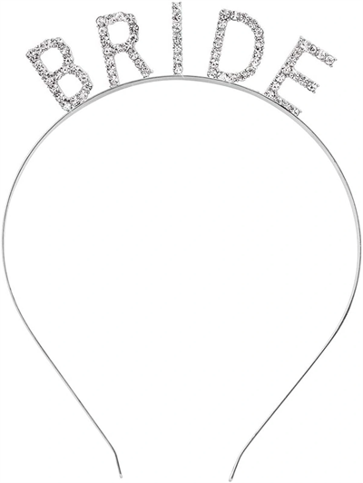 Bekarlığa Veda Bride Tacı Gümüş Renk