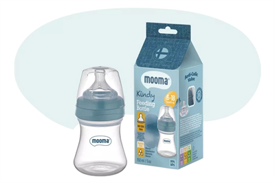 Biberon Anti Kolik Biberon 150 ml Kapaklı Biberon 6 - 18 Ay (Orta Akış)