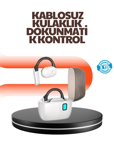 Bluetooth 5.0 Kulak İçi Kulaklık – Güçlü Bas, Uzun Pil Ömrü, Şarj Kutulu Tasarım