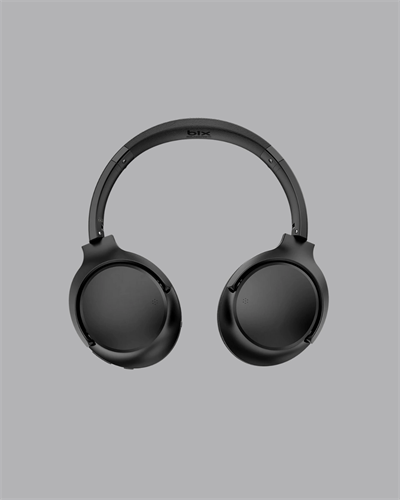 Bluetooth 5.0 Siyah Kablosuz Kulaklık 18 Saat Batarya Katlanabilir Tasarım