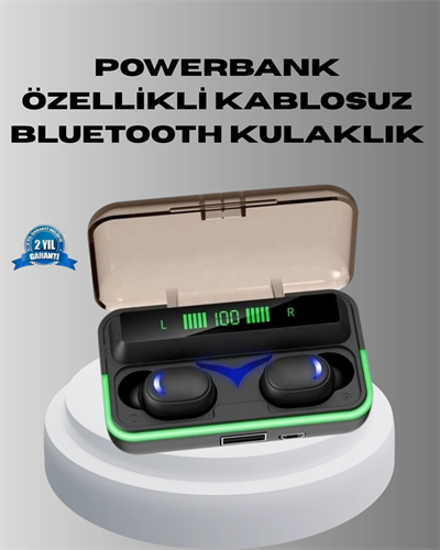 Bluetooth Kulaklık 800mAh Powerbank Düşük Gecikmeli