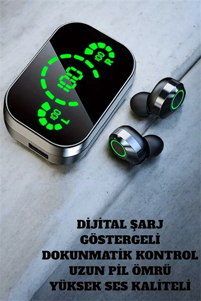 Bluetooth Kulaklık Mikrofonlu Dokunmatik Kontrol ANC Özelliği