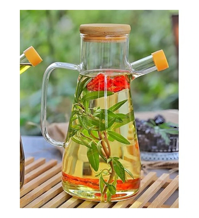 Borosilikat Cam 900 ml. Yağdanlık