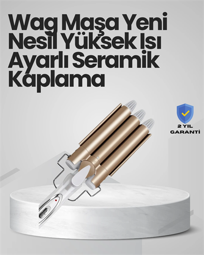 Bukle Saç Maşası – Kolay Kullanım, Sağlıklı Bukleler yüksek ısılı