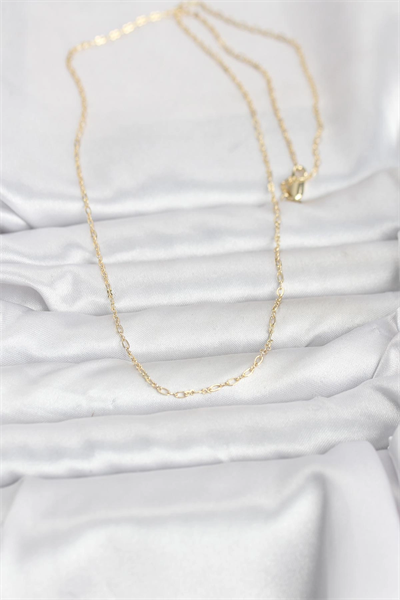CM 14K Gold Renk 60 cm Zincirli Kadın Kolye
