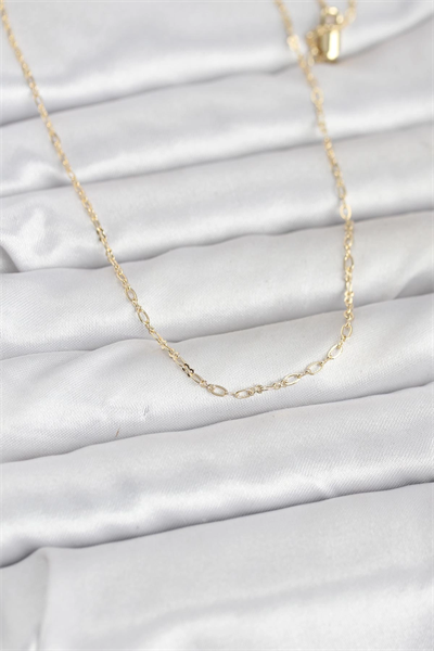 CM 14K Gold Renk 60 cm Zincirli Kadın Kolye