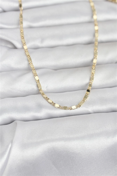 CM 14K Gold Renk Ezme Zincir 60 cm Kadın Kolye