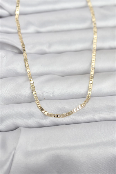 CM 14K Gold Renk Zincir Model 60 cm Kadın Kolye