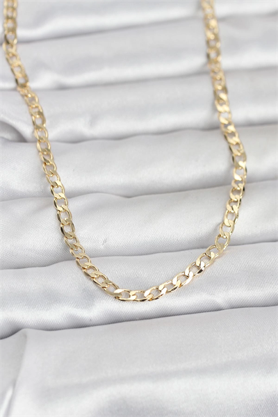 CM 14K Gold Renk Zincir Model 60 cm Kadın Kolye