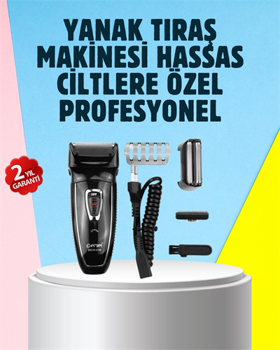 Çift Başlıklı Taşınabilir Tıraş Cihazı