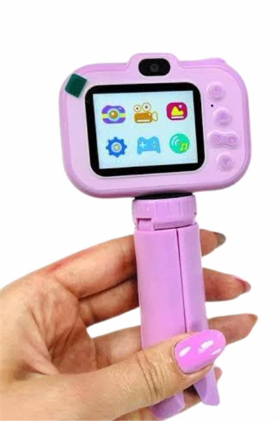 Çocuk Için Eğitici Video Kamera Ayaklı Mini Fotoğraf Makinesi