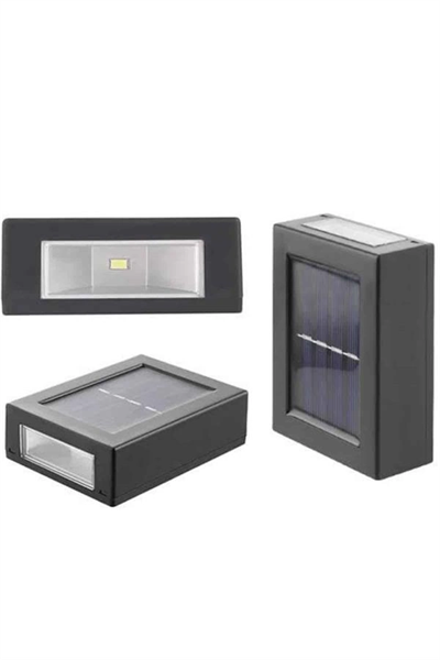 Dekoratif Duvar Lambası Solar Güneş Enerjili Bahçe Aydınlatması