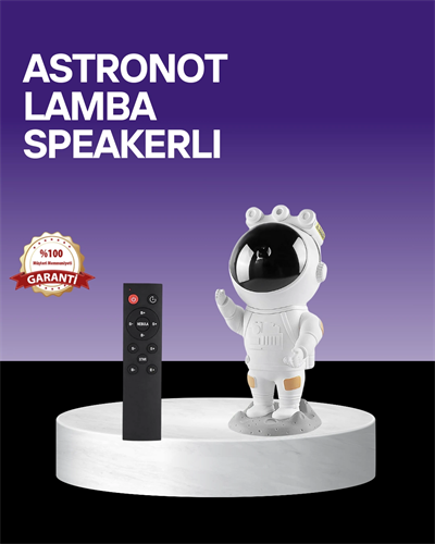 Dekoratif ve Fonksiyonel Astronot Projeksiyon Aydınlatma