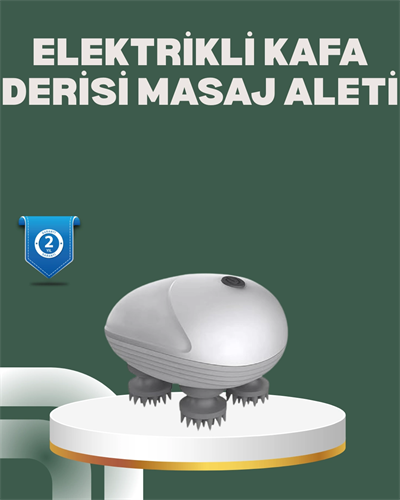 Derin Masaj Sağlayan Elektrikli Kafa Masaj Aleti