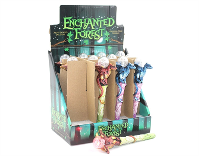 Dragonlu Polyester Işıklı Tükenmez Kalem