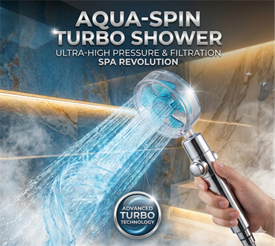 Duş Başlığı Turbo Pervaneli Serinletici Tasarım