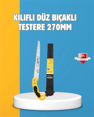 Düz Bıçaklı Budama Testeresi Kılıflı Güvenli Tasarım