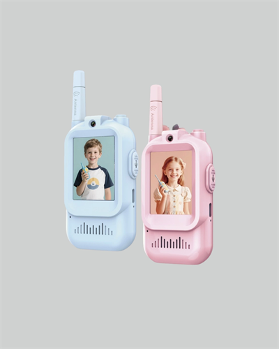 Ekranlı Walkie Talkie Oyuncağı Ses ve Görüntü Destekli