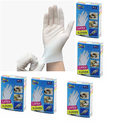 Eldiven Latex Eldiven Muayene Eldiveni S/M 30 Adet