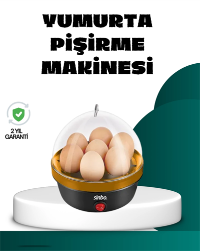 Elektrikli Yumurta Pişirme Makinesi 7 Yumurta Kapasiteli
