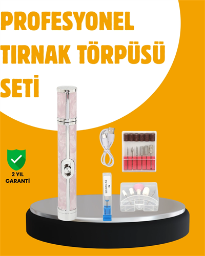 Ergonomik Saplı 20.000 RPM Hız Kontrollü Manikür Pedikür Makinesi